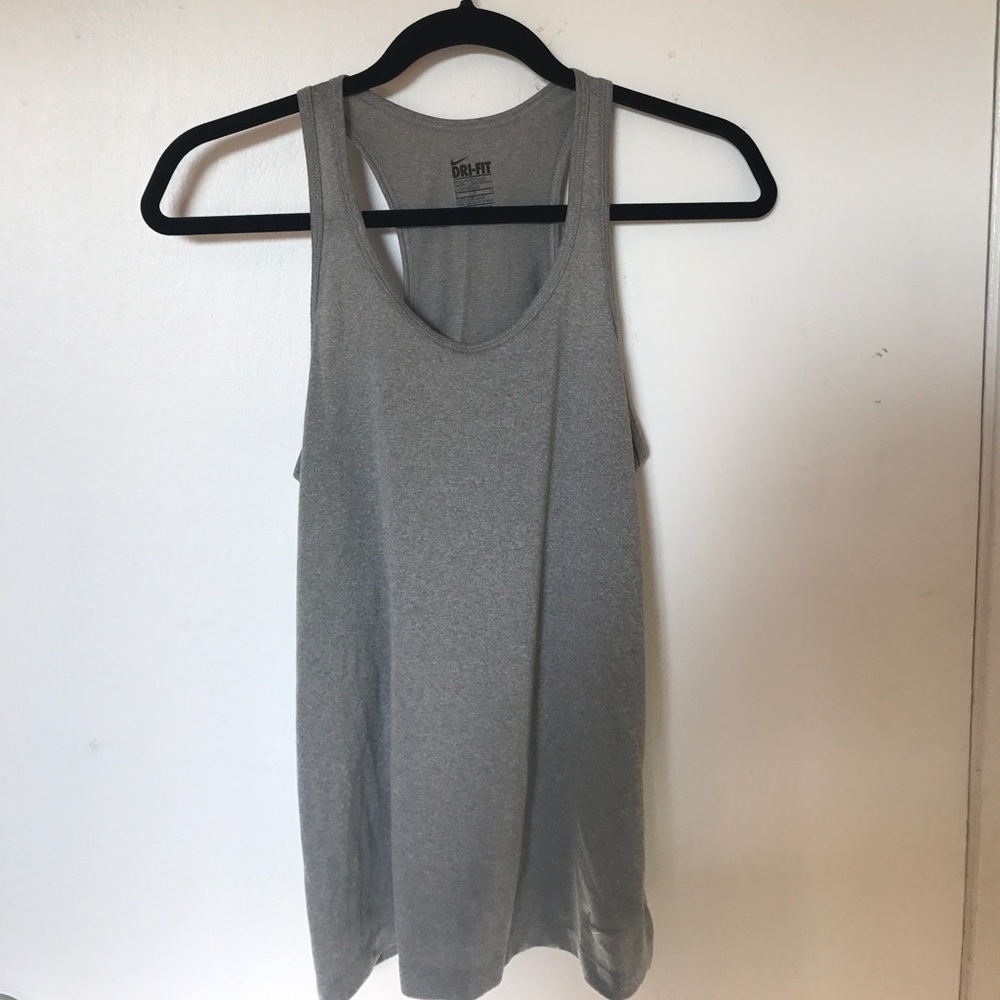 Small gray Nike Dri-fit tank