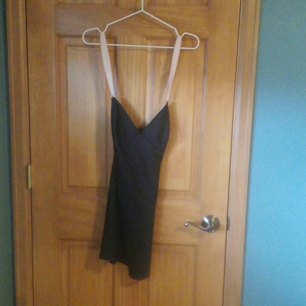 Silky Black Slip