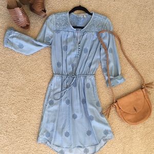 ✌🏻Anthropologie Chambray Dress✌🏻