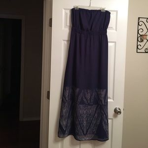 The Limited strapless maxi