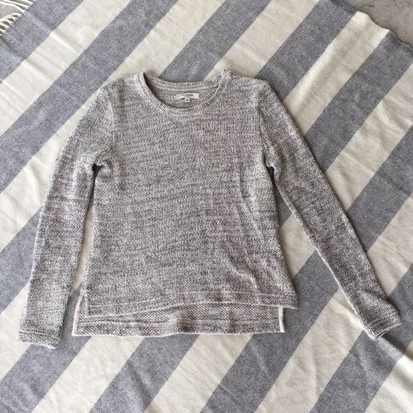 Madewell Sweaters - Madewell Cream Heather Gray Sweater S