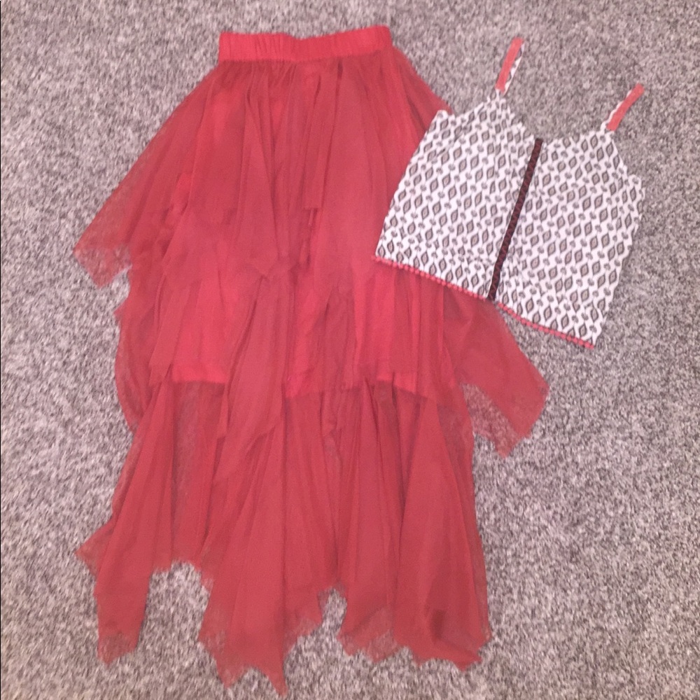Jak&Peppar skirt and shirt set