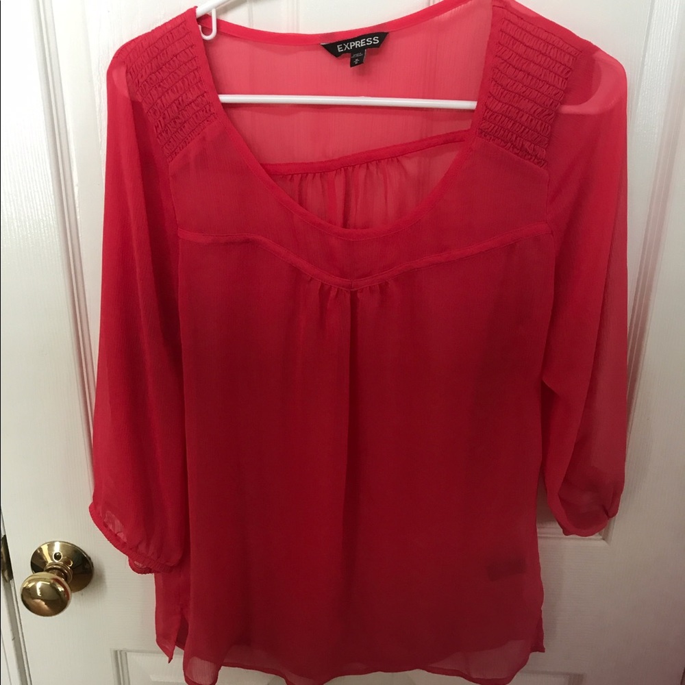 Express sheer shirt