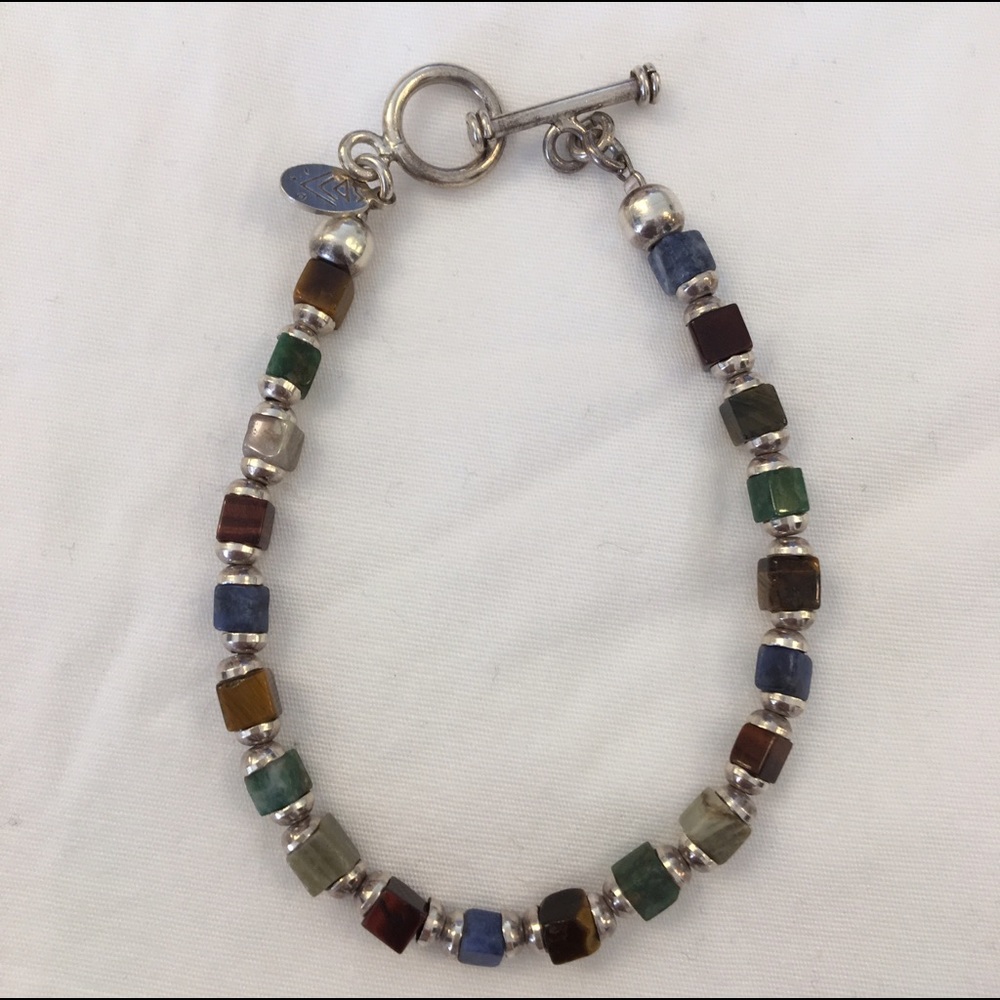Silpada multi-color stone bracelet