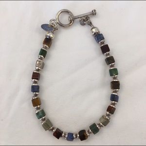 Silpada multi-color stone bracelet