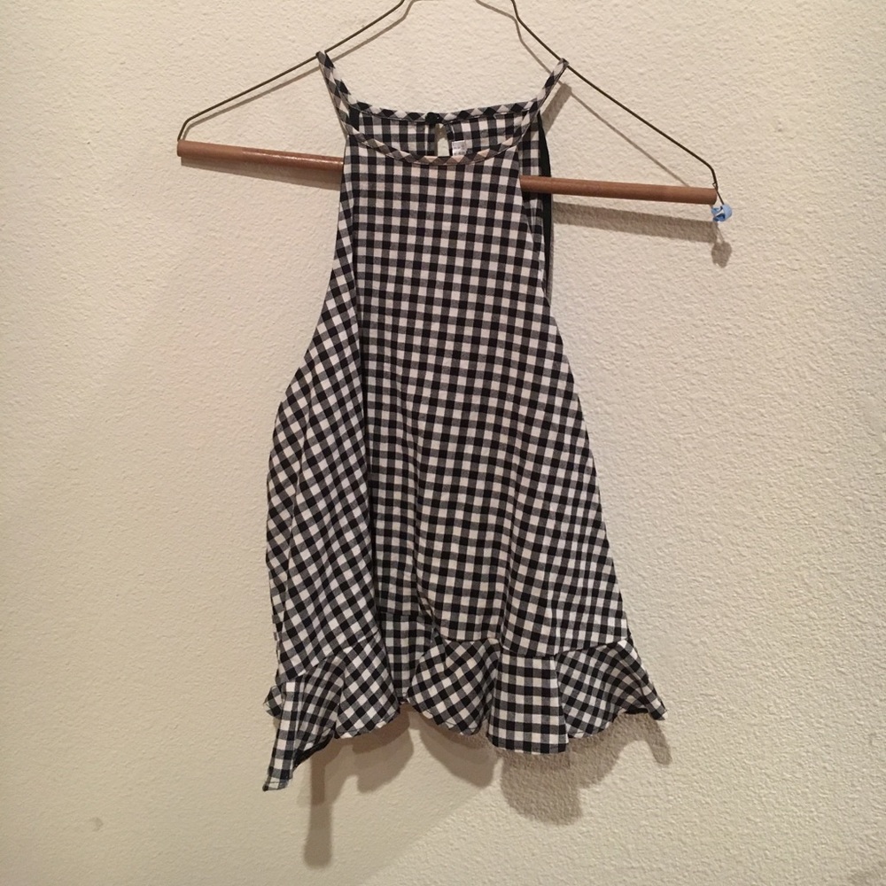 Zara Checkered Blouse