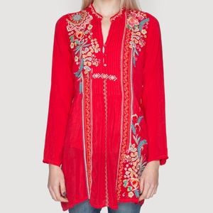 Johnny Was Sheela Tunic Size Medium