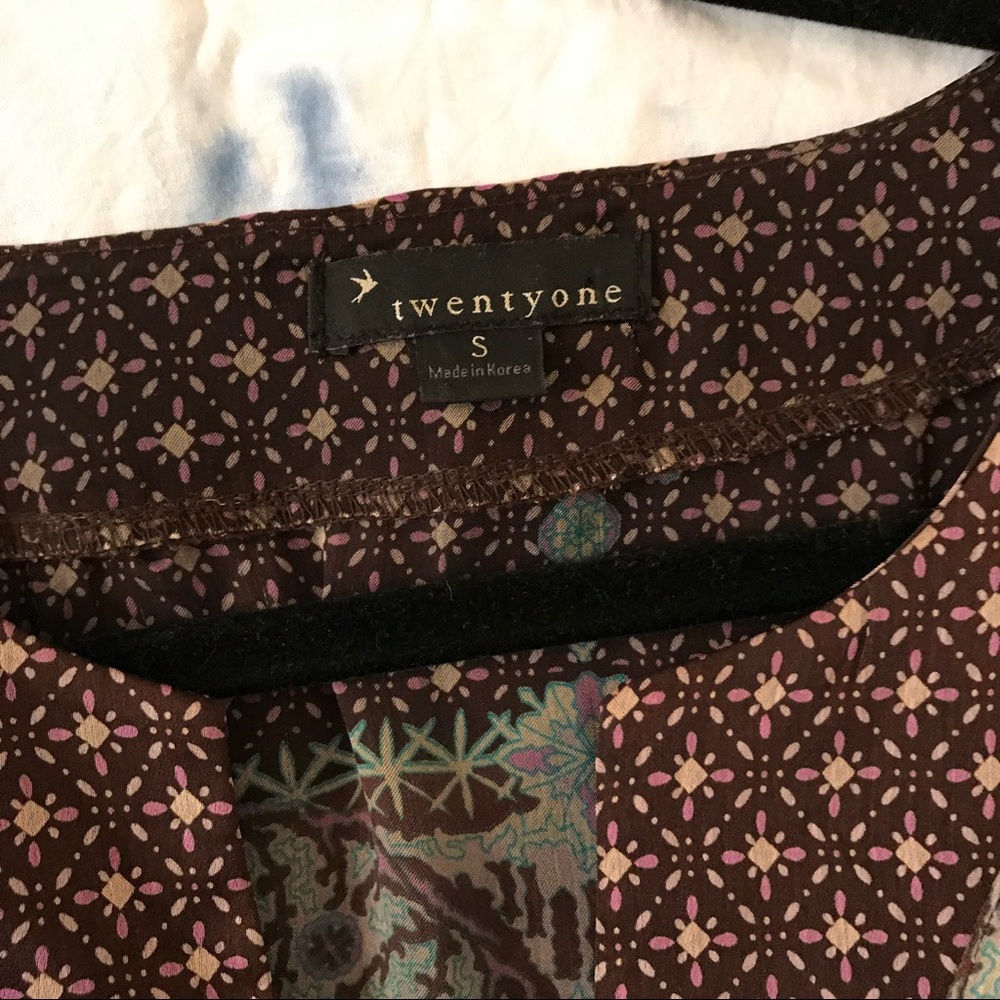 Boho tie waist top - Picture 2 of 3