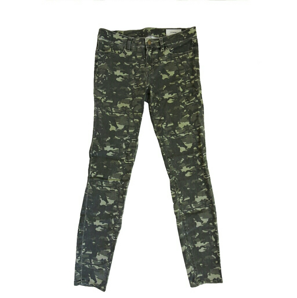 Tommy Hilfiger Military Green Tapered Army Pants