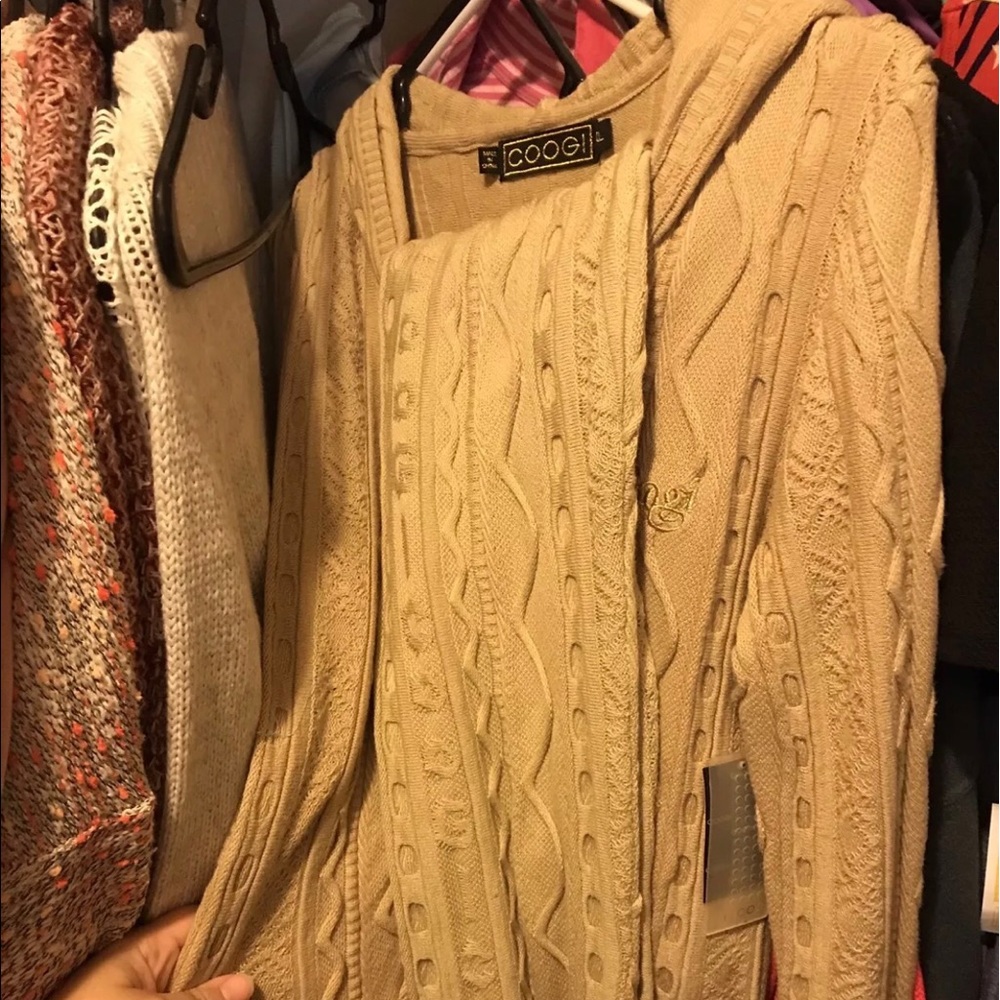 Vintage Coogi sweater with matching leggings