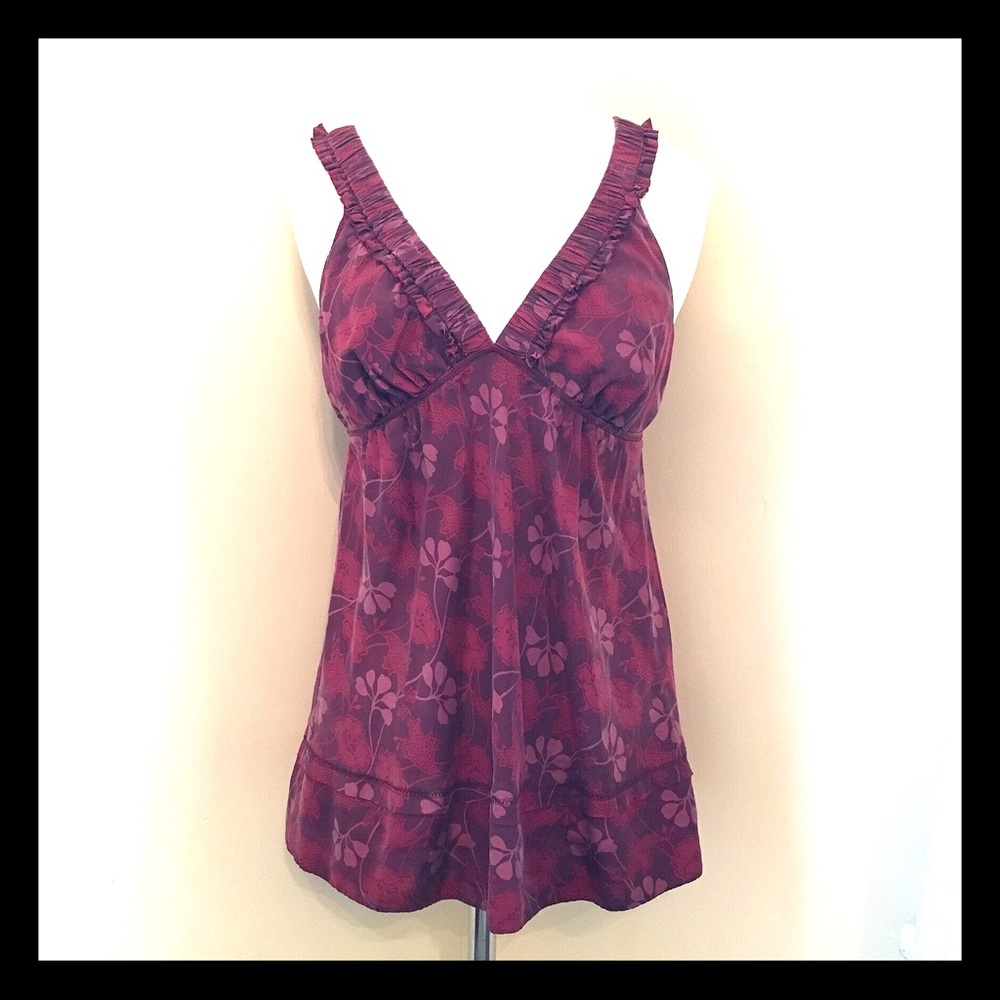 Gap Floral Silk Top