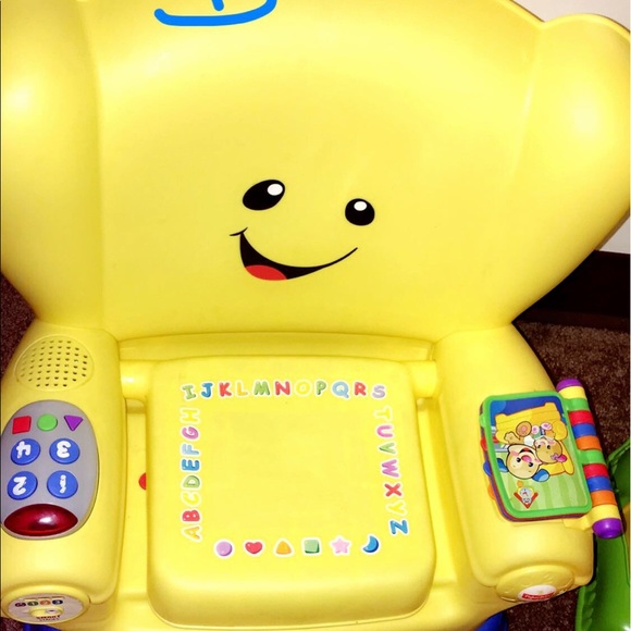 yellow learning chair