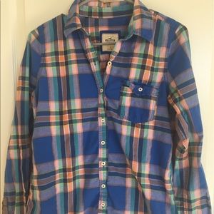 Hollister plaid shirt