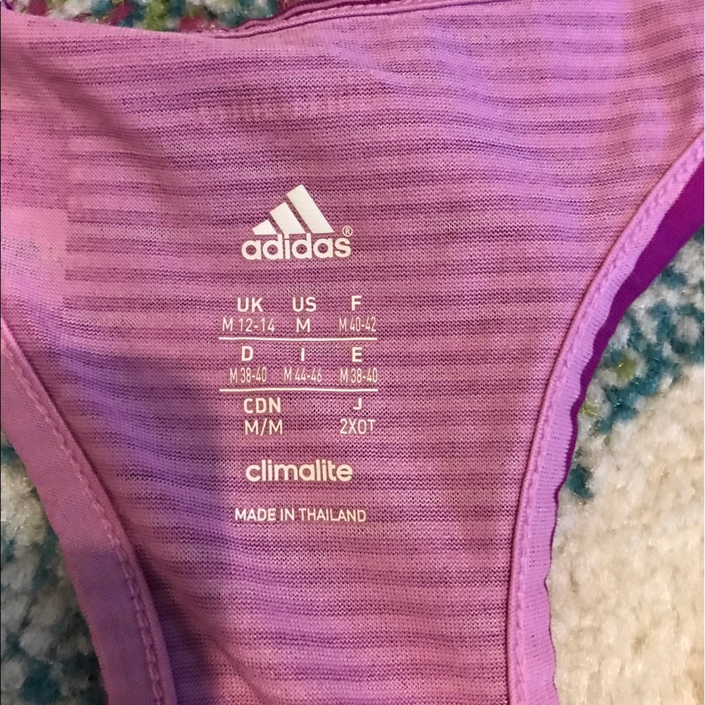 Adidas Size M Racerback Tank - Picture 3 of 3