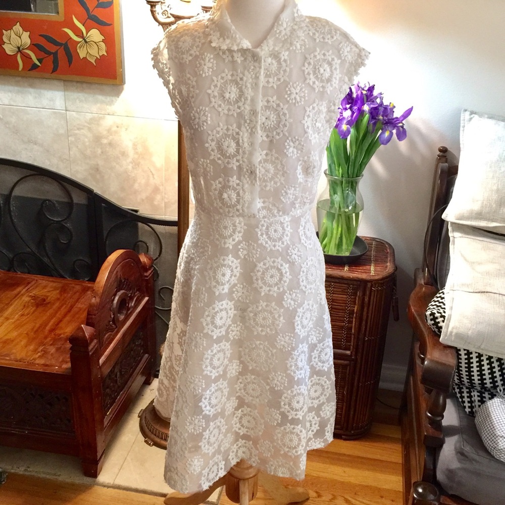 Sheer Lace Dress