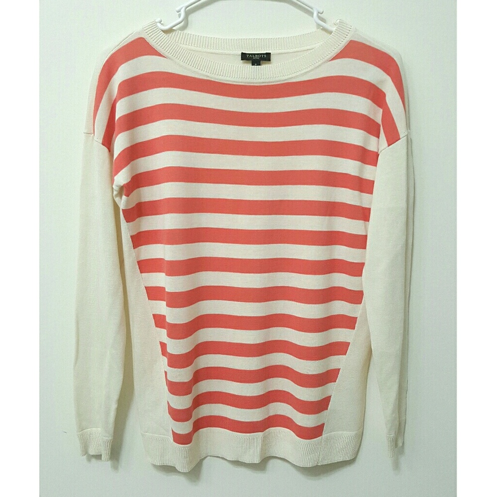 Talbots striped sweater
