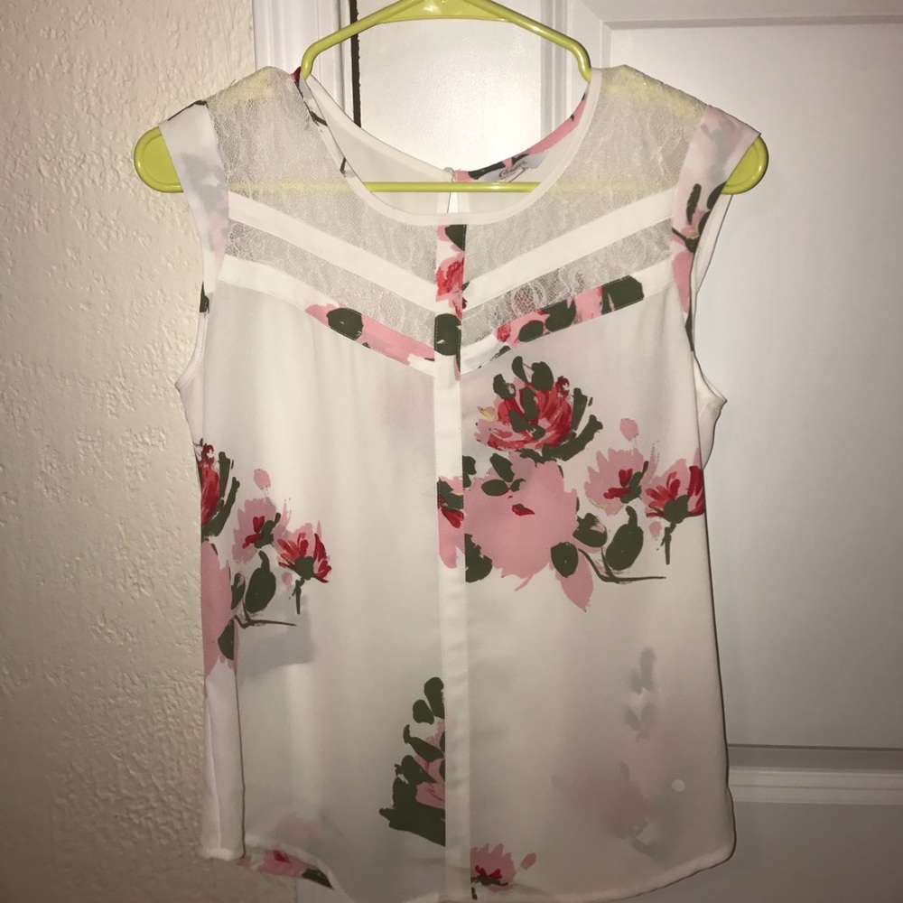 Floral tank top