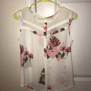 Floral tank top