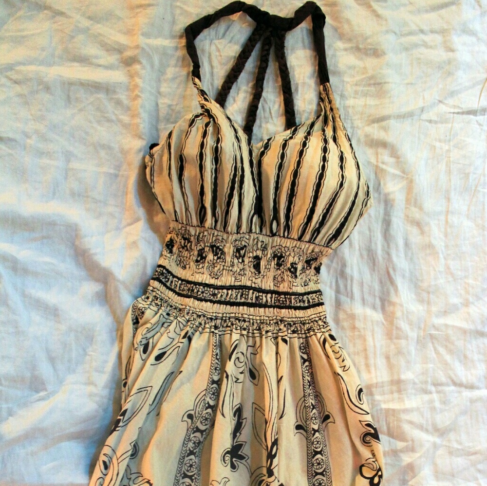 Dress braided back