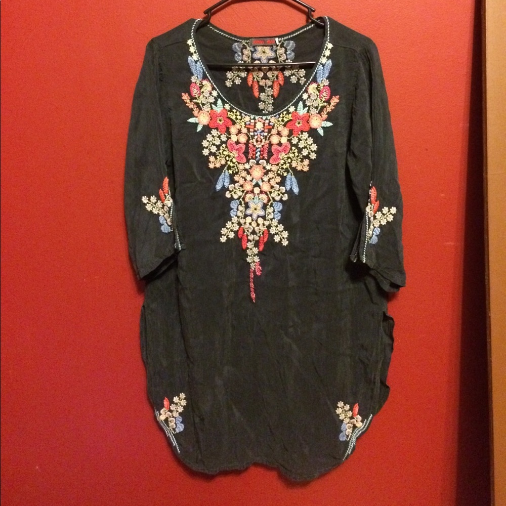 Johnny Was Aubrieta Blouse Size Medium