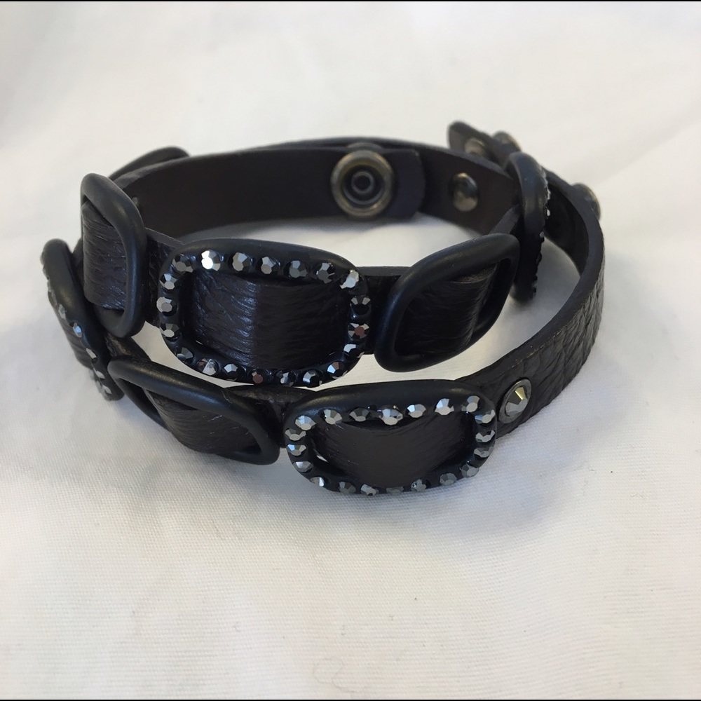 Leather wrap bracelet