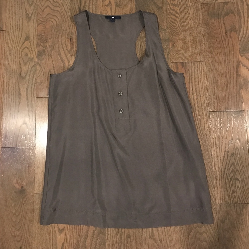 Gap Racerback Silk Blouse