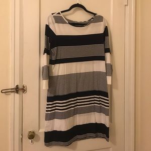 LILLY PULITZER Marlowe Dress Coconut Stripe NWT