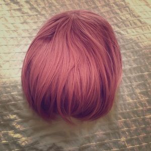 Pink wig
