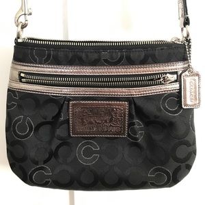 COACH Poppy shoulder strap satchel/ purse