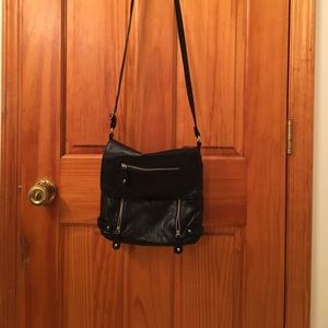 Faux Leather Crossbody Bag