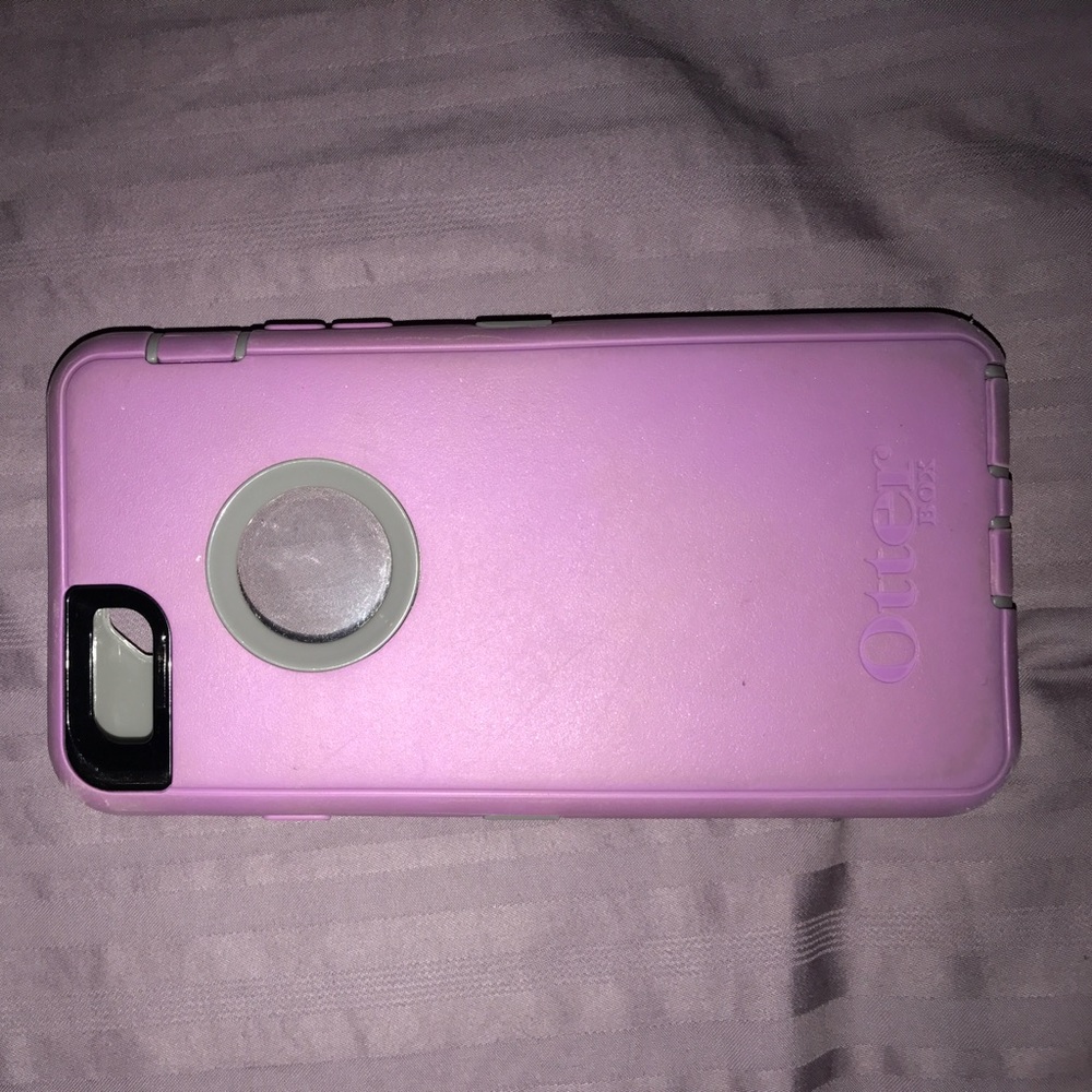 Purple & gray otterbox for iPhone 6