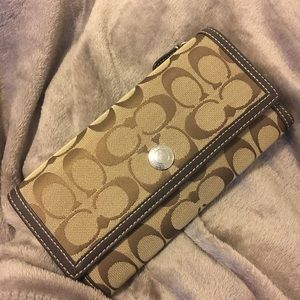 Brown Coach wallet