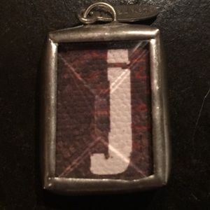 JEWEL KADE RETIRED "J" BEVELED CHARM