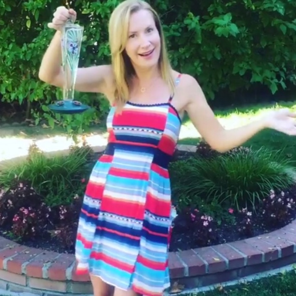 Mossimo Red White and Blue Striped Dress