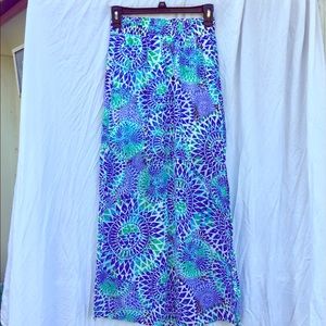 Charlotte Russe Long skirt sheer/slit