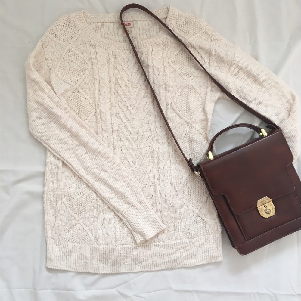 Cream Knit Sweater