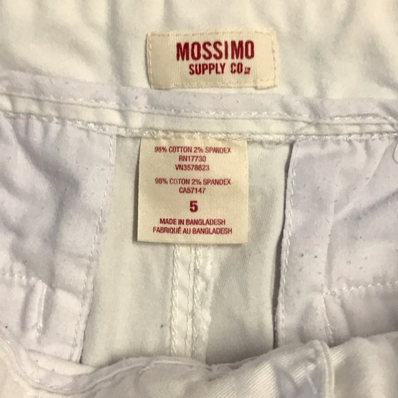 Mossimo Supply Co White Shorts - Picture 3 of 3