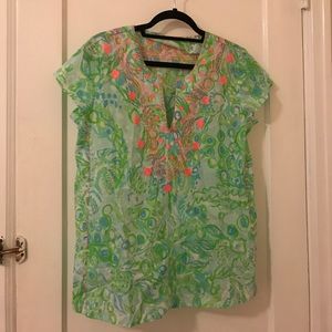 LILLY PULITZER Sea Breeze Tunic  NWT