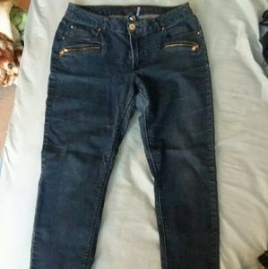 Perfect condition dark blue skinny jeans