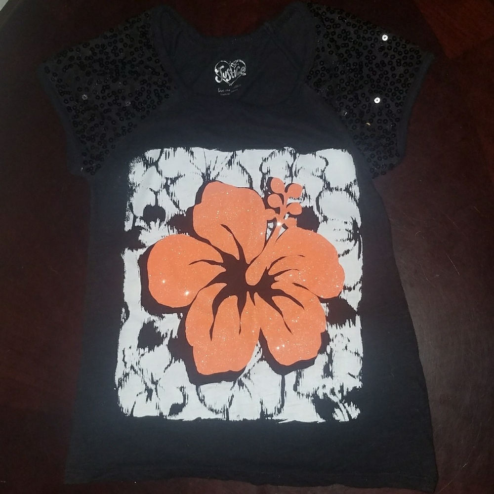 Justice shirt girls size 7