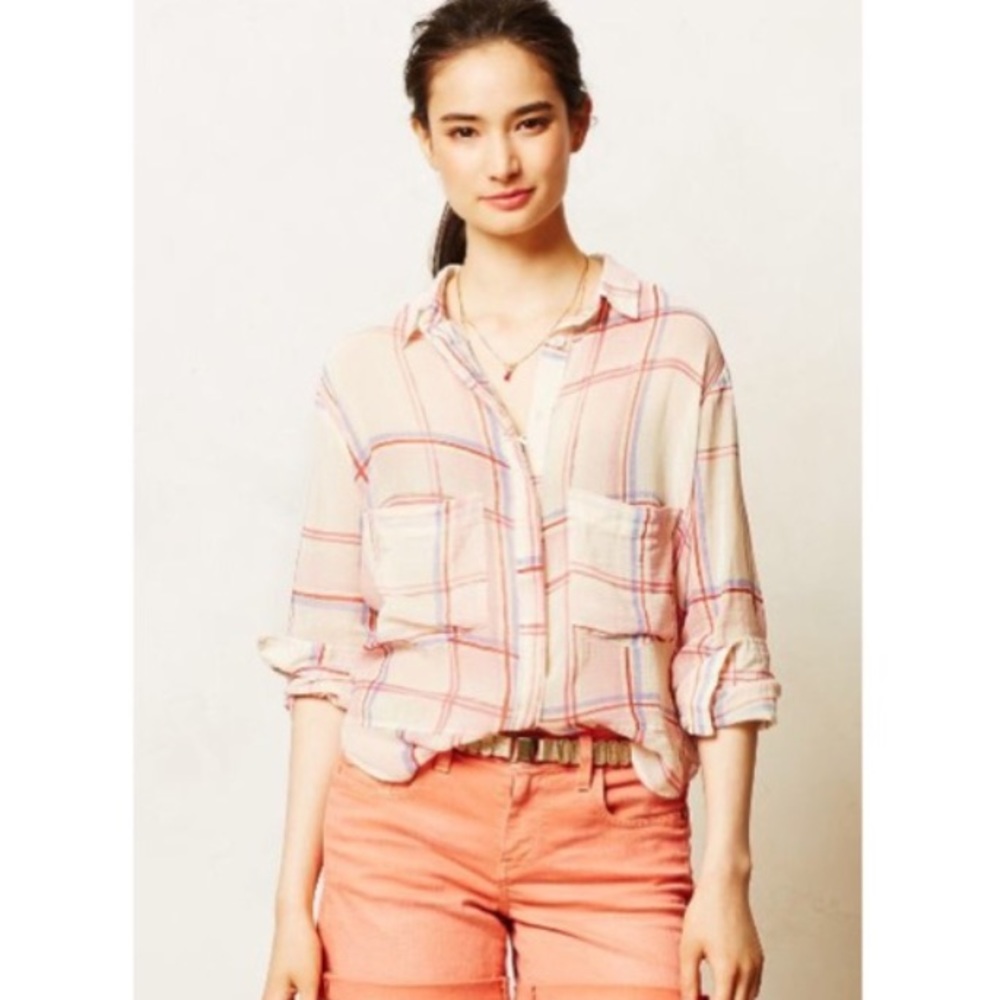 Holding horses plaid shirt