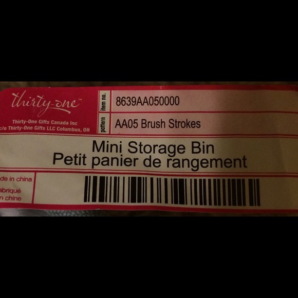 Thirty One Mini Storage Bin - Picture 3 of 3