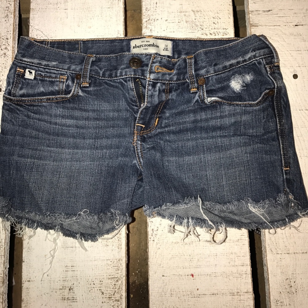 Girls Abercrombie shorts size 14