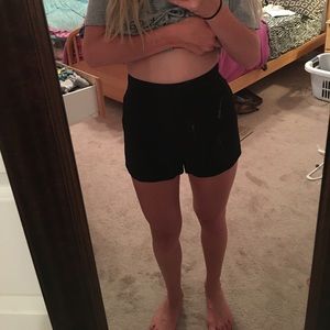 High waisted shorts