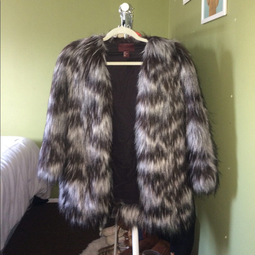 H&M fur coat