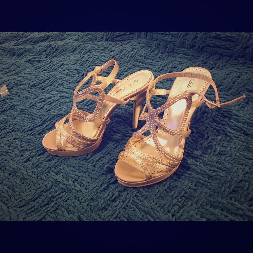 Special Occasion Gold Heels