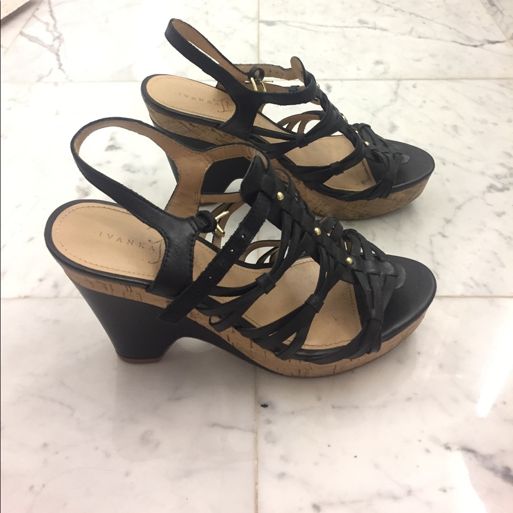 Ivanka Trump Heeled Wedge Sandal