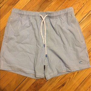 Southern Tide Skipjack Searsucker Bathing Suit