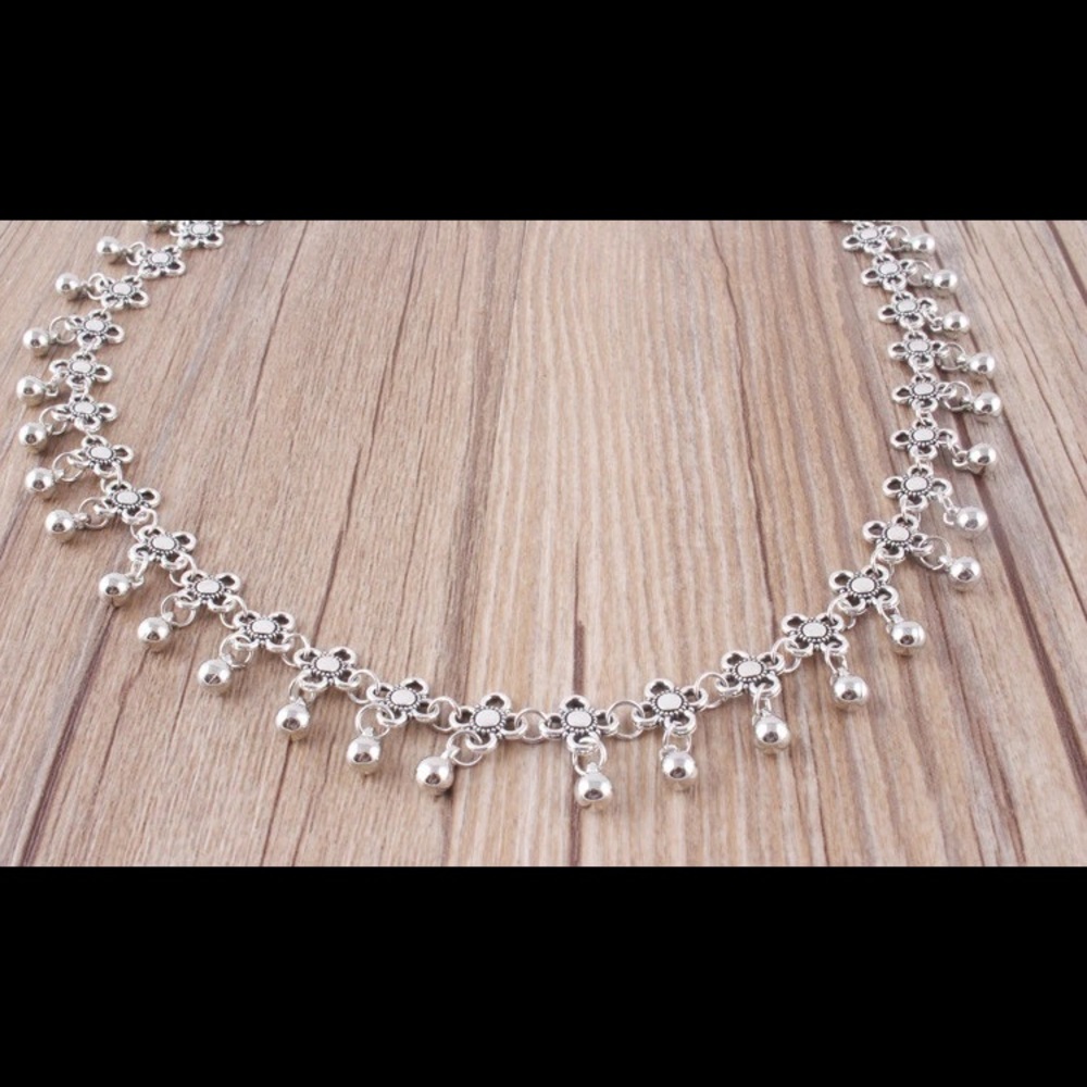 ‘St. Tropez’ Boho crescent choker necklace set - Picture 4 of 6