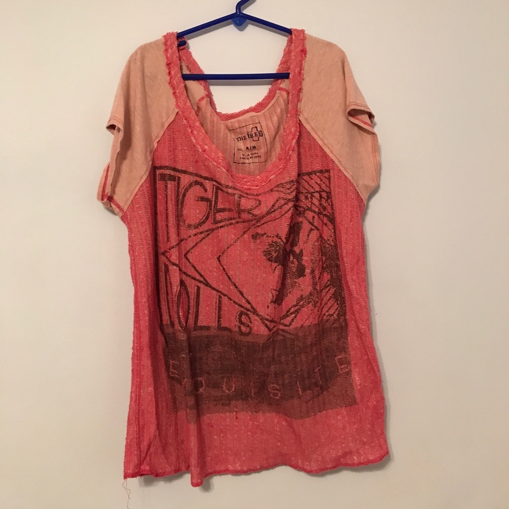 We the People pink tee